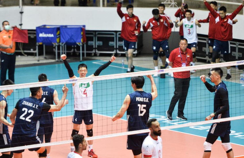 亚洲杯中国男排两连胜