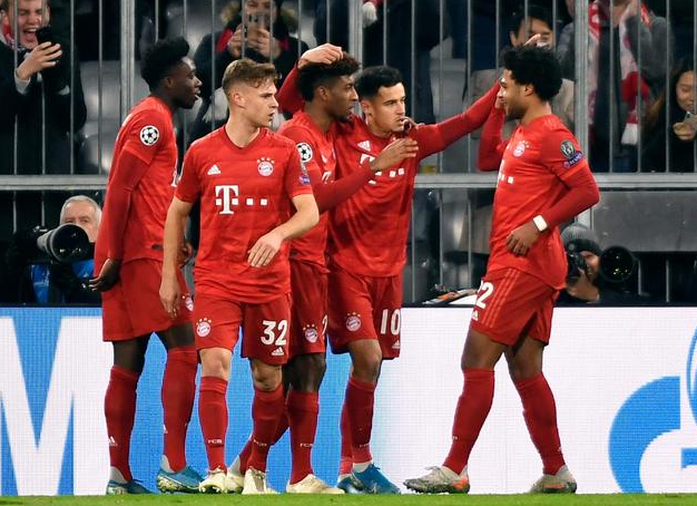 欧冠综合：拜仁胜巴萨 热刺不敌葡体